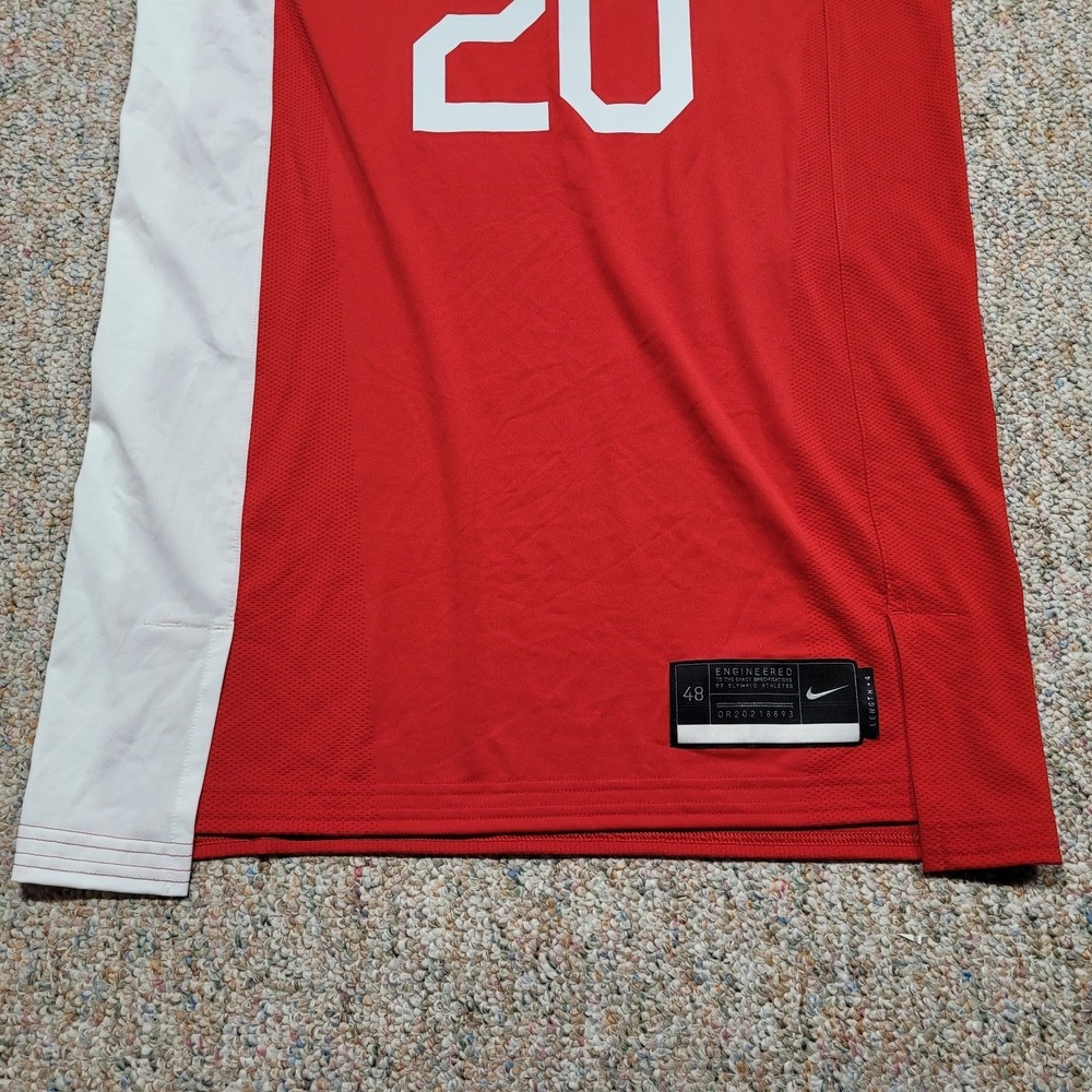 Canada Team Issued Jersey Size 48 Nike 2020 Olympics Mens Basketball + 4 - Picture 4 of 15